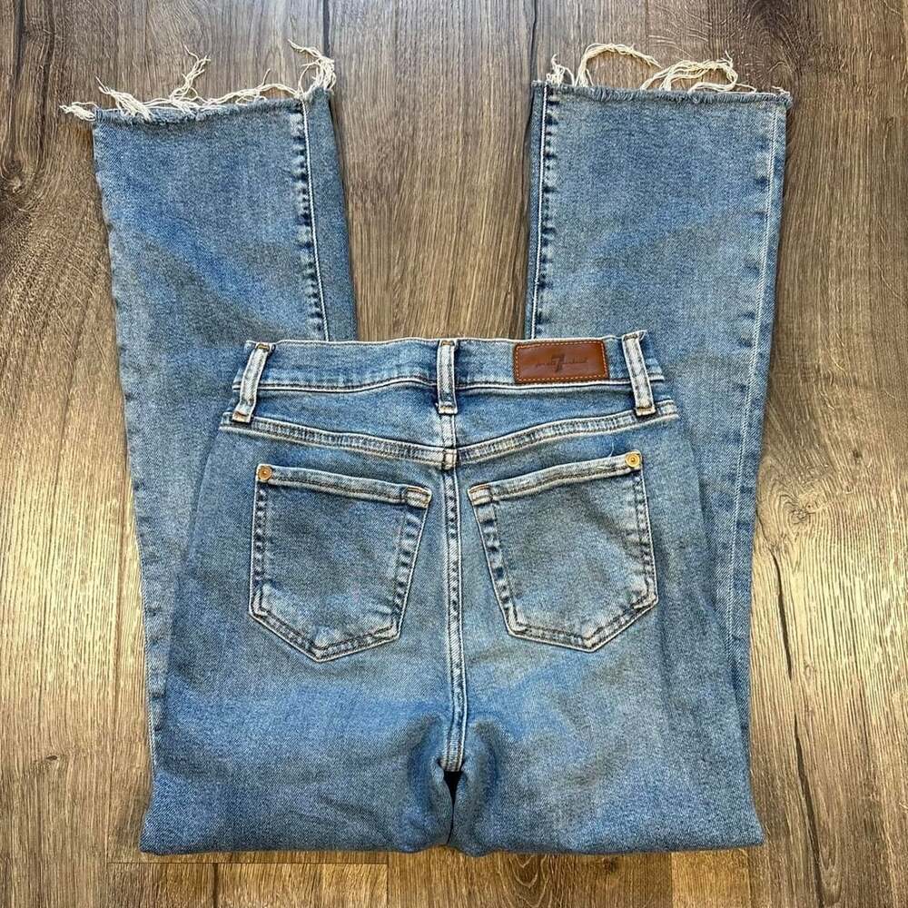 7 For All Mankind HW Slim Kick Jeans Size 23
